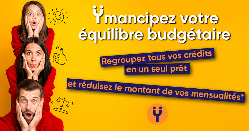 [Budget] 
 
Face à la Covid-19, vous êtes nombreux à être impactés par : 
- Une baisse de revenus 
- Une diminution de votre reste à vivre 
 
Pour éviter cette situation, optez pour le regroupement de crédits : 
Rassemblez tous vos crédits en un seul prêt et réduisez le montant de vos mensualités*. 
 
Avec Ymanci, rééquilibrez votre budget et voyez l’avenir avec plus de sérénité. 
Nos experts sont à vos côtés pour vous accompagner.
 
#covid19 #resteavivre #baissederevenus #budget #tauxendettement #rachatdecrédits #regroupementdecrédits #ymanci #uncréditclairetprécis #solutionsdefinancement #accompagnement #expertise #transparence #ymancipezvous
 
*Un crédit vous engage et doit être remboursé. Vérifiez vos capacités de remboursement avant de vous engager. Offre soumise à conditions, sous réserve d’acceptation par l’un de nos partenaires bancaires, prêteurs. Plus de détails sur : ymanci.fr/mentions-legales
